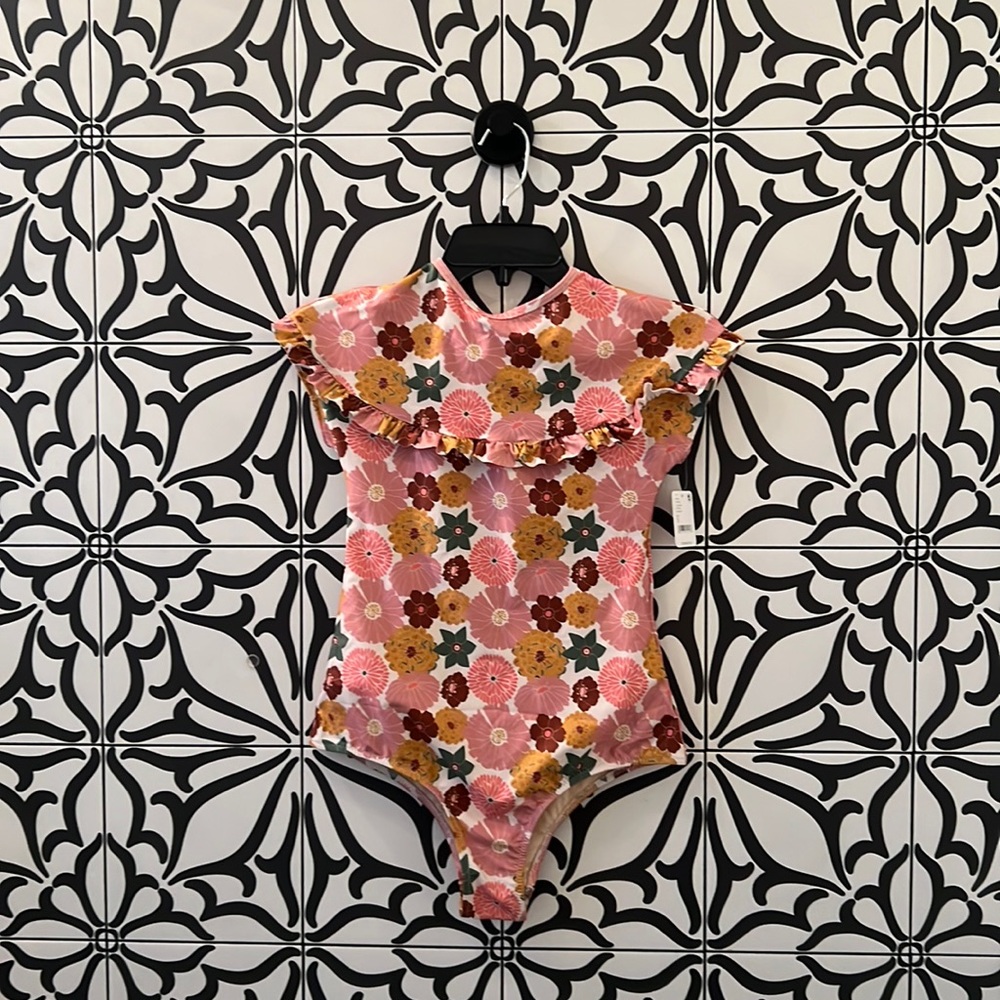 Free People Movement one piece swimsuit floral size S